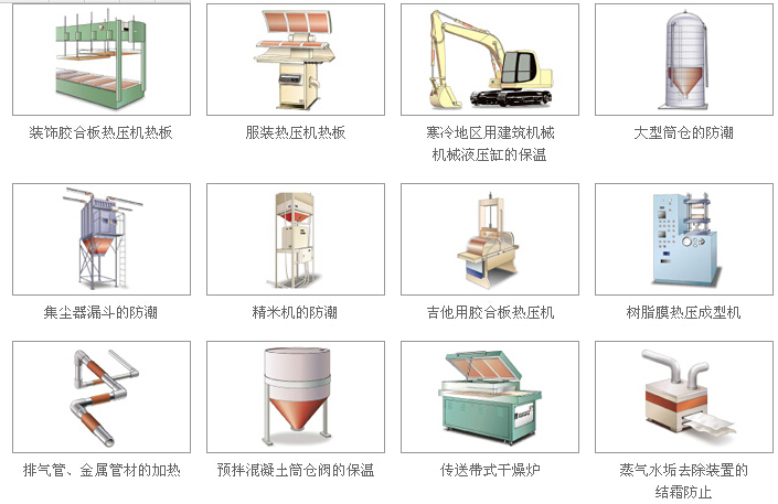 硅胶加热器应用